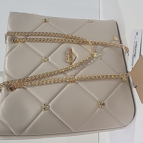 SALE! ✅ Love Moschino Embellished Quilted Heart Tote Shoulder Bag ✨ NWT - Picture 12 of 16